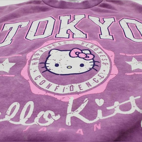 Hello Kitty Girls Vintage Crewneck Sweatshirt – Size 4T - Picture 3 of 4